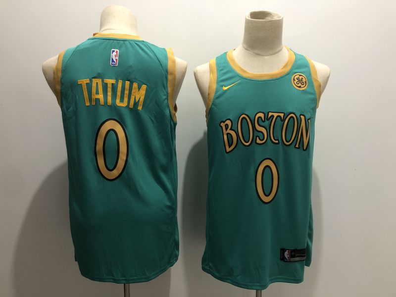 Men Boston Celtics 0 Tatum Green Game Nike NBA Jerseys